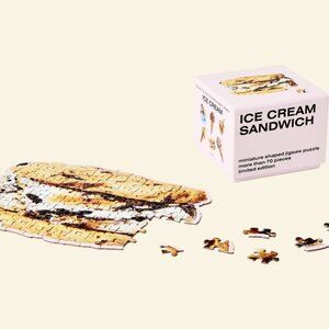 NWT Stocking Stuffer‎ Mini Puzzle Ice Cream Sandwich New With Tags Gift Game New